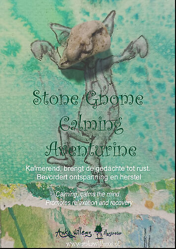 Stone gnome kalmerende aventurijn edelsteen