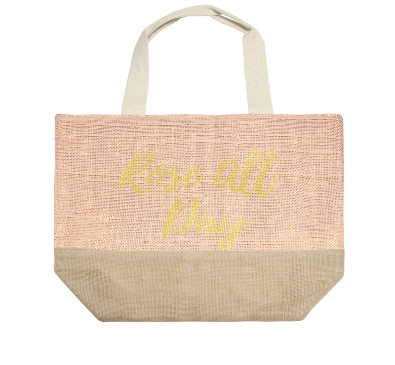 rose all day beach bag